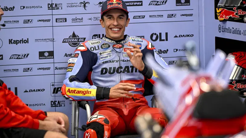 MotoGP 2024. GP dell'Australia. Marc Marquez: "Errore mio al primo giro. Se sono dispiaciuto? S&igrave;, il pilota cerca sempre quello che pu&ograve; fare meglio"