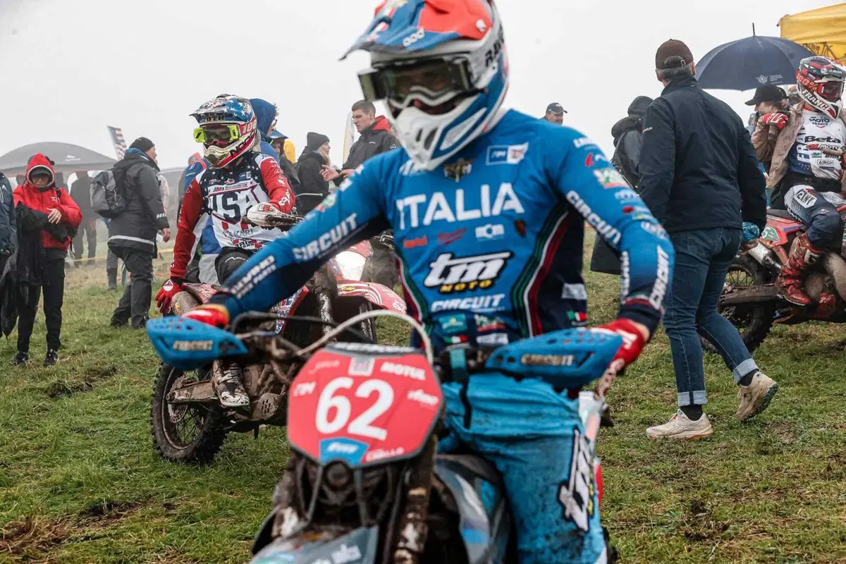 FIM 6DAYS® FINALE. Garcia semidio, Francia modello, Club Italia stella guida [VIDEO] (24)