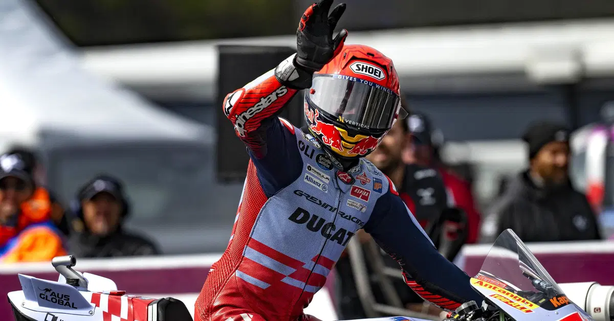 MotoGP 2024. GP dell'Australia. Marc Marquez, primo nonostante la visiera: "Non pensavo di riprendere Jorge Martin, ho preso tanti rischi"