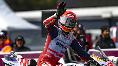 MotoGP 2024. GP dell&#039;Australia. Marc Marquez, primo nonostante la visiera: &quot;Non pensavo di riprendere Jorge Martin, ho preso tanti rischi&quot;