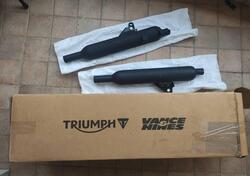 Terminali scarico Bonneville T120 black Triumph