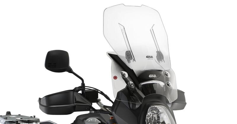 GIVI aggiorna Airflow, il parabrezza con spoiler regolabile