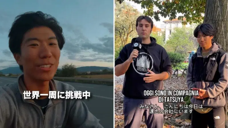 Milano. Dopo il giro del mondo in bici arriva in citt&agrave;: derubato e picchiato. Ecco cos'&egrave; successo a Tatsuya Kushihara [VIDEO]