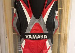 Tuta moto intera in pelle Yamaha