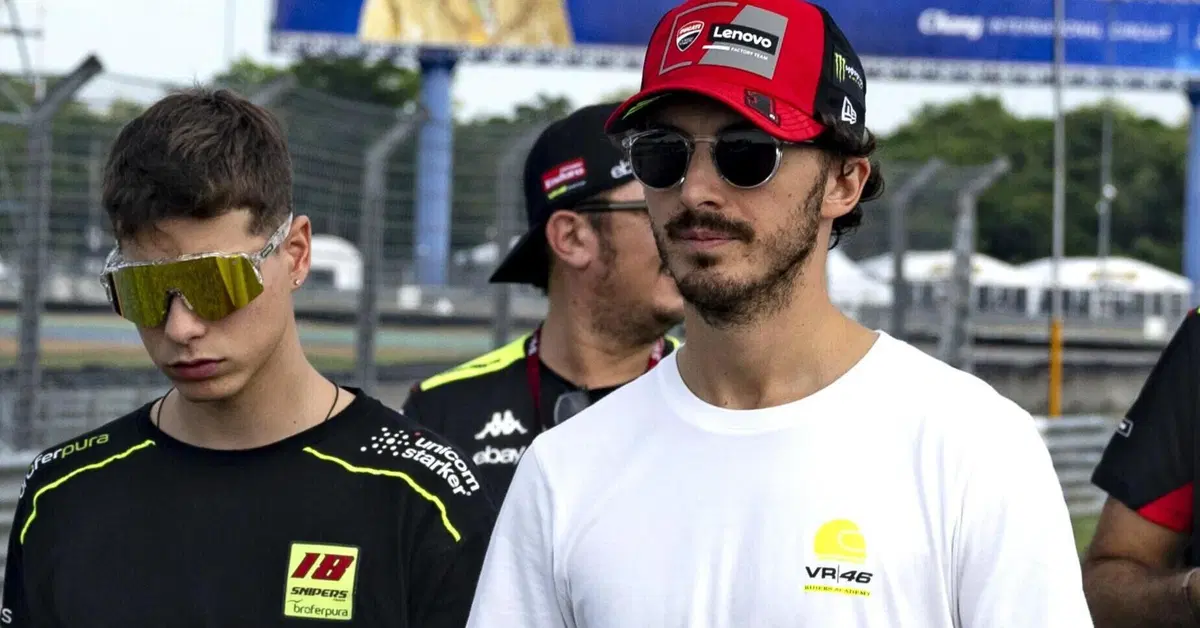 MotoGP 2024. GP della Thailandia. Pecco Bagnaia: "Qui la bilancia pende un po' dalla mia parte. Andrea Iannone in MotoGP? Speravo di vedere Nicol&ograve; Bulega"