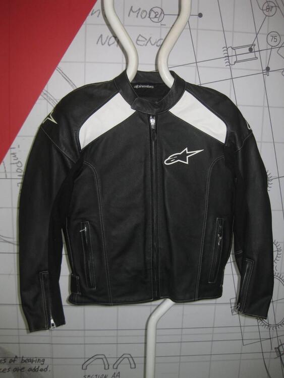 GIACCA ALPINESTARS IN PELLE TZ-1 LEATHER JACKET