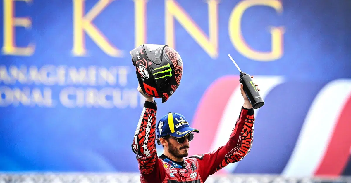 MotoGP 2024. GP della Thailandia. Il vincitore Pecco Bagnaia: "I 5 punti di oggi non sono un grande guadagno, ma danno fiducia"
