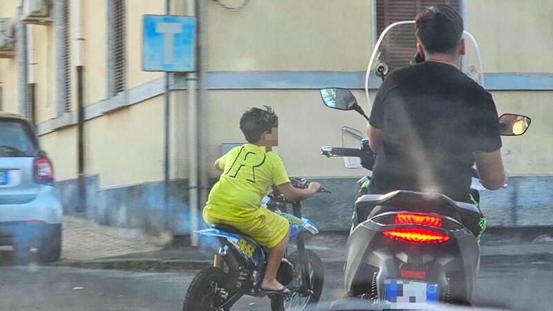 Maxi multa ai genitori di minorenni in scooter senza casco, assicurazione e patente