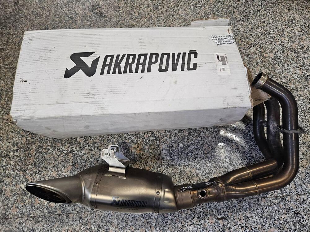 SCARICO AKRAPOVIC PER YAMAHA MT09 O TRACER