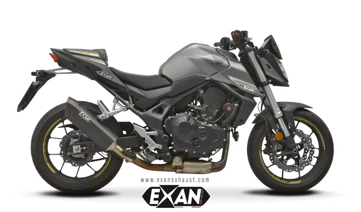 Tre proposte firmate Exan per la Honda CB 750 Hornet 