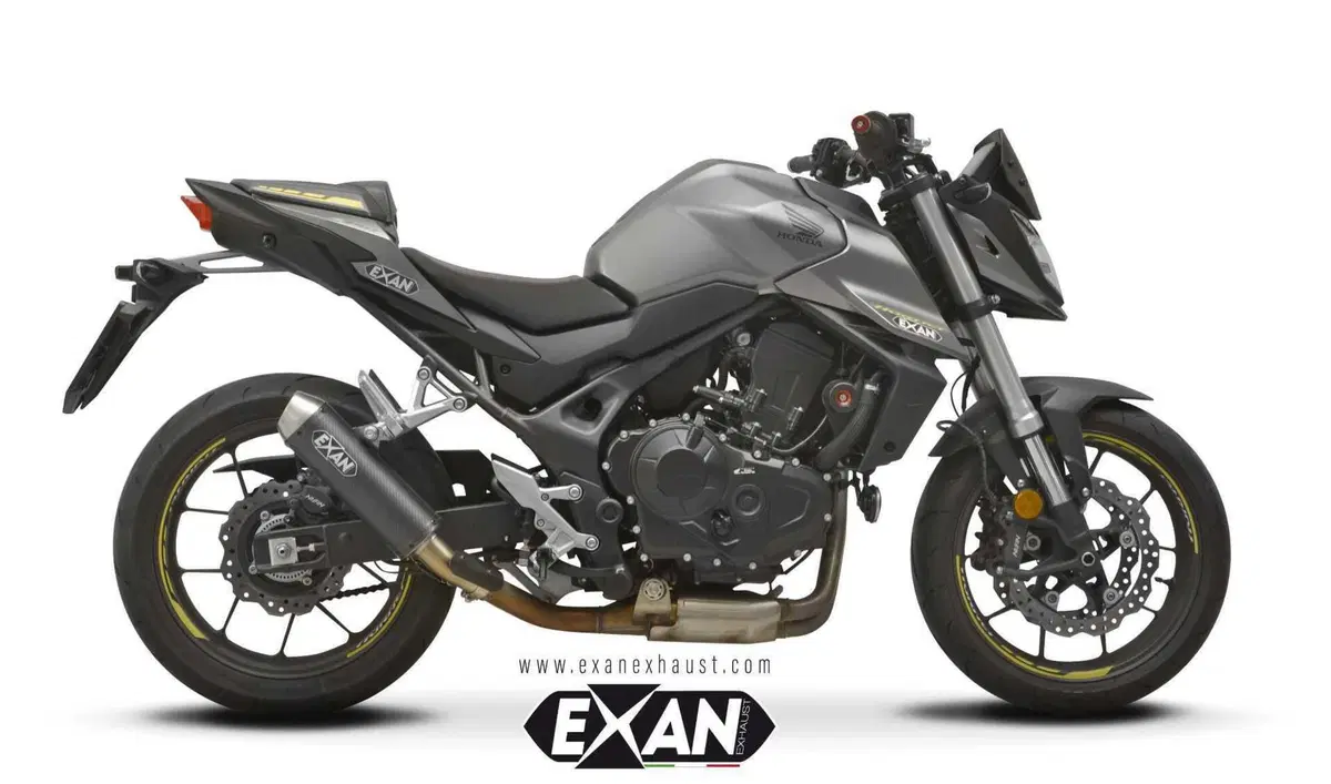 Tre proposte firmate Exan per la Honda CB 750 Hornet 