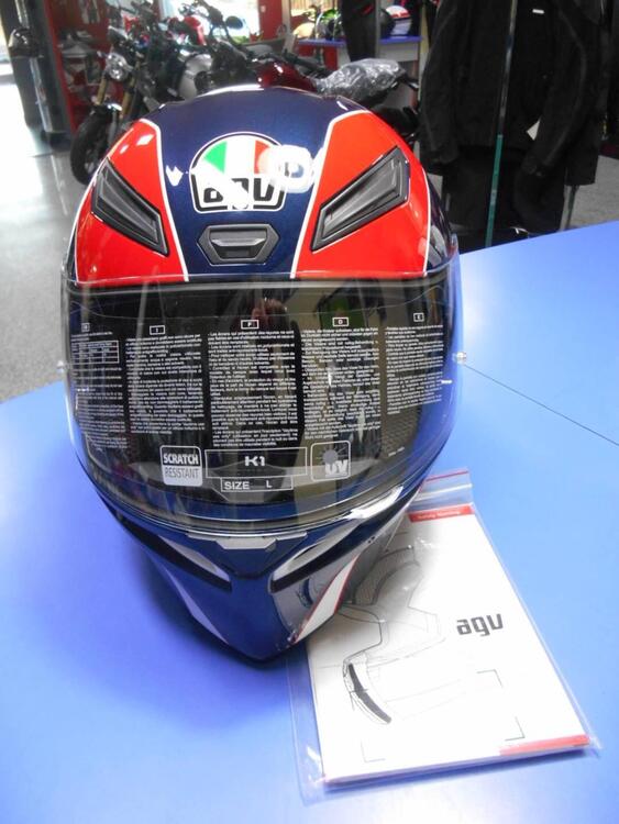 K1 Pitlane Blue Red Yellow Agv