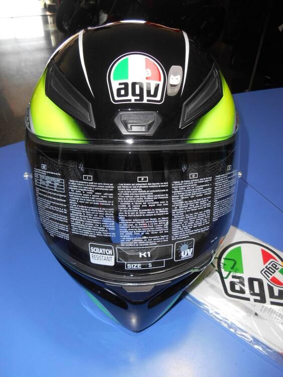 K1 Qualify Black/lime Agv