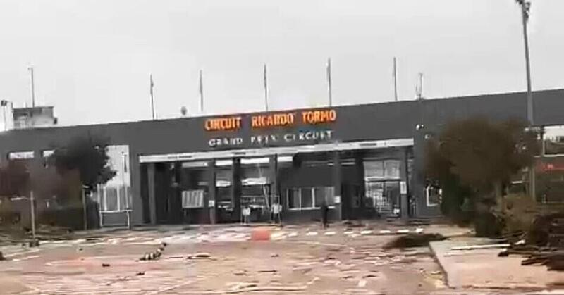 MotoGP 2024. GP di Valencia. Alluvione a Valencia, gravi danni al circuito Ricardo Tormo, salta l&#039;ultimo GP o si cambia pista? [VIDEO]