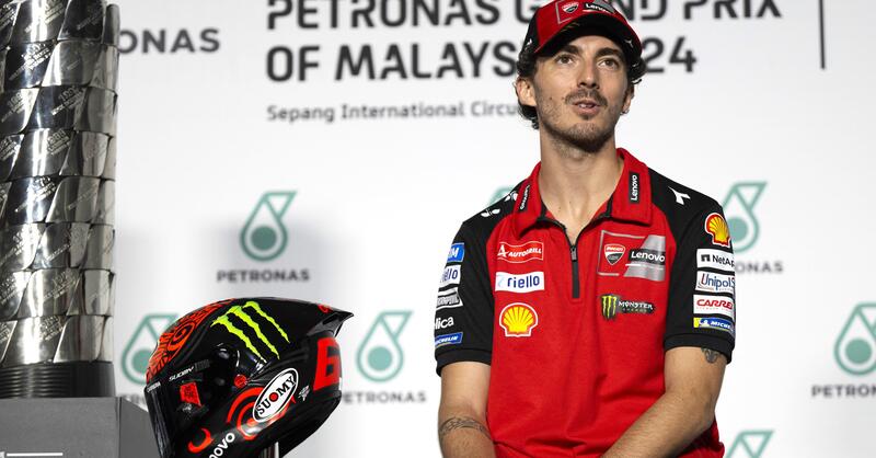 MotoGP 2024. GP della Malesia. Pecco Bagnaia: &quot;Bisogna arrivare all&#039;ultimo GP con al massimo 10 punti di svantaggio. Per me sarebbe meglio non correre a Valencia&quot;