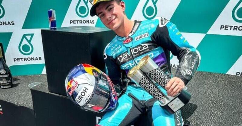 MotoGP 2024. GP della Malesia. Moto3: vittoria di David Alonso che al traguardo prega per Valencia 