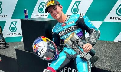 MotoGP 2024. GP della Malesia. Moto3: vittoria di David Alonso che al traguardo prega per Valencia 