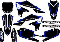 Kit grafica Ufo Tecna per Yamaha Nero UFO 