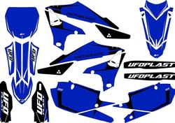 Kit grafica Ufo Tecna per Yamaha Blu UFO 