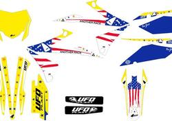 Kit grafica Ufo Patriot per Suzuki Giallo UFO 