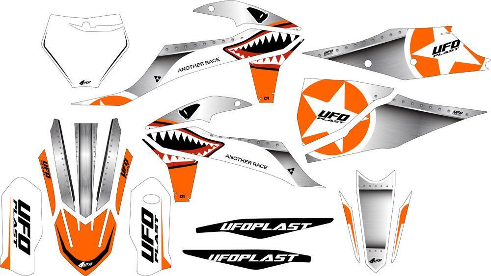 Kit grafica Ufo Thunder per Ktm oem UFO 