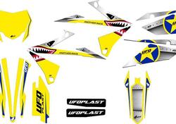 Kit grafica Ufo Thunder per Suzuki Giallo UFO 