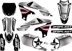 Kit grafica Ufo Thunder per Yamaha Nero UFO 