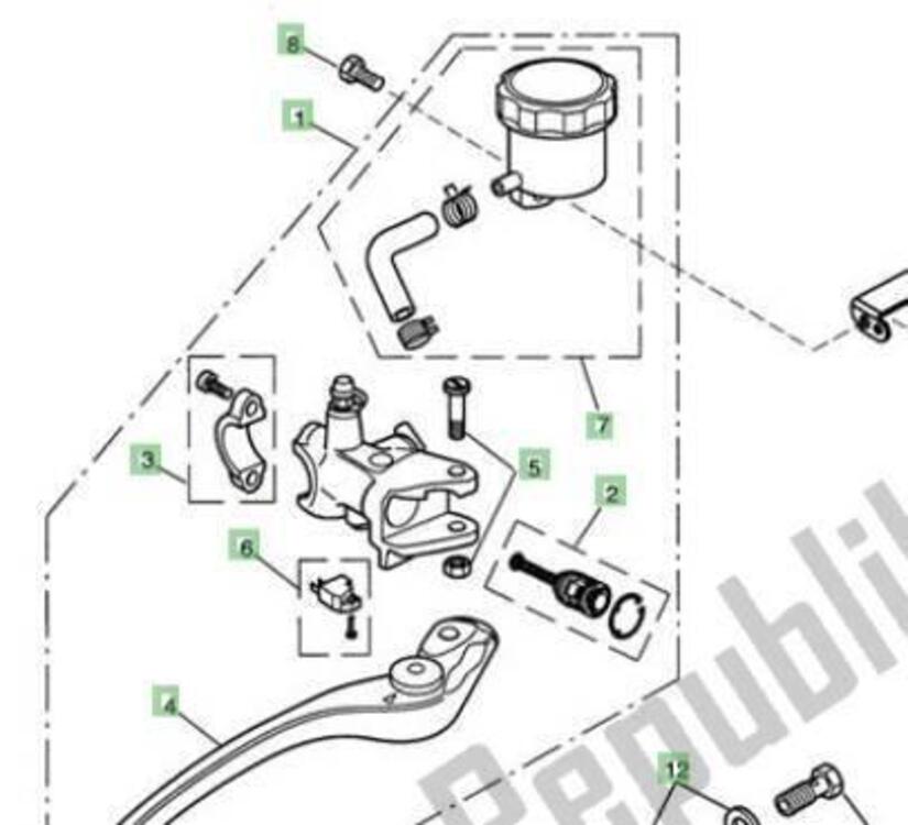 Pompa freno ant Triumph Daytona 675 T2025700