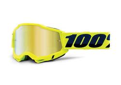 Occhiali cross 100% Accuri 2 Giallo lente a specch 