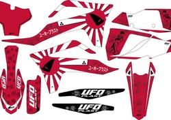 Kit grafica Ufo Akaishi per Gas Gas Rosso UFO 