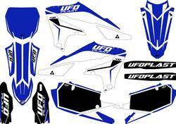 Kit grafica Ufo Stokes per Yamaha Blu UFO 