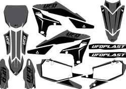 Kit grafica Ufo Stokes per Yamaha Grigio YZ UFO 