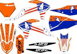 Kit grafica Ufo Patriot per Ktm Arancione UFO 