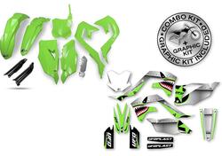 Kit plastiche+decals Ufo Thunder Kawasaki oem UFO 