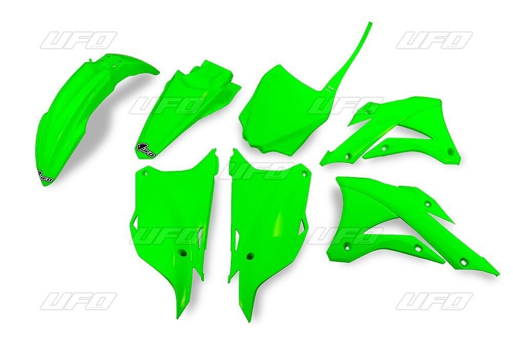 Kit plastiche moto UFO Kawasaki KX 85 04-21 Verde 