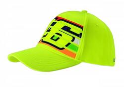 Cappellino VR46 46 STRIPES Giallo Fluo VR46 