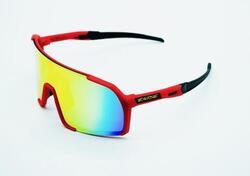 Occhiali Eyerise DL-EVO11 Rosso fluo lente specchi 