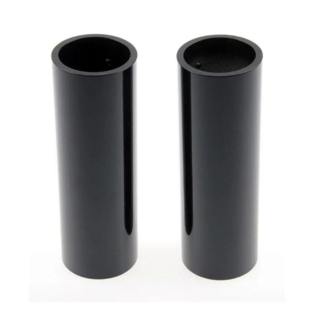 Copri Forcelle 49 mm Straight neri lucidi Per Dyna 