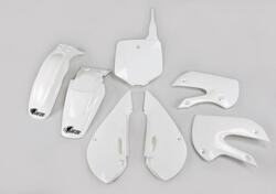 Kit plastiche moto UFO Kawasaki KLX 110 01-09 Bian 