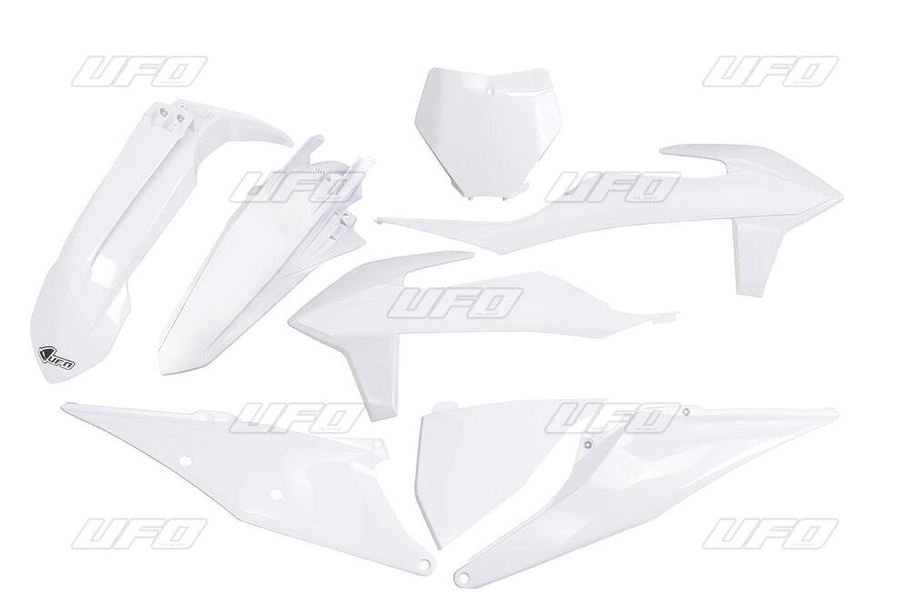 Kit plastiche moto UFO Ktm SX 125 19-22 Bianco 20- 