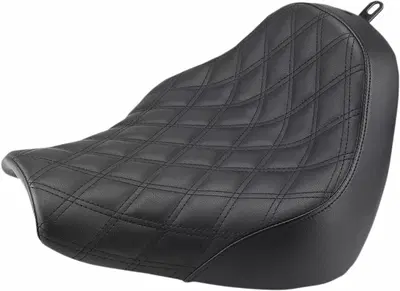 Sella singola nera Saddleman Renegade LS a Gel con Saddlemen
