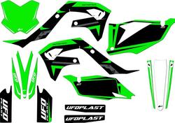 Kit grafica Ufo Apodis per Kawasaki oem UFO 