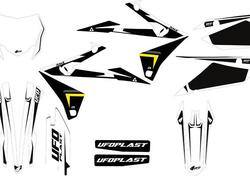 Kit grafica Ufo Apodis per Suzuki Bianco UFO 