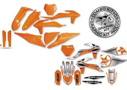 Kit plastiche+decals Ufo Thunder Ktm orange UFO 