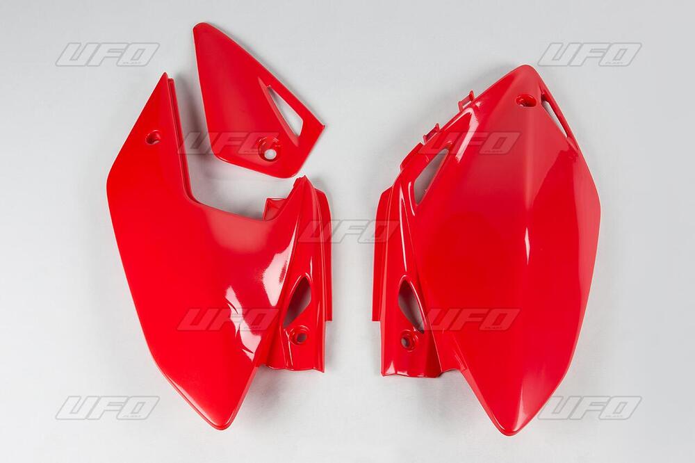 Fiancatine lat Ufo Honda CRF 450X 2005-2016 rosso 