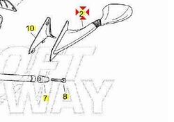 Specchio sx Atlantic 125 AP8104747 Aprilia