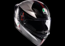 casco integrale AGV K1 S LAP matt nero grigio ross