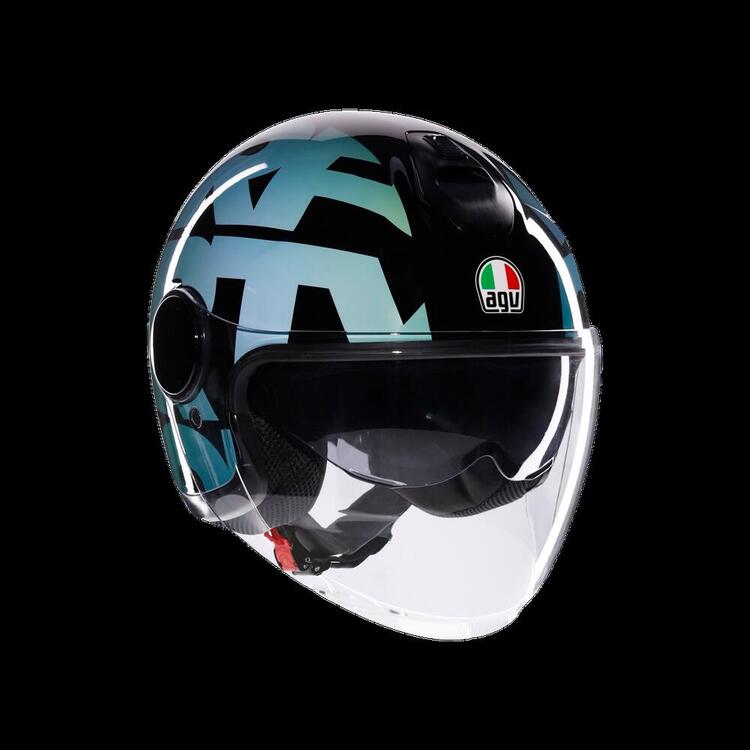 casco jet AGV ETERES LIDO 46 nero