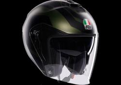 casco jet AGV Irides Sakai Matt verde nero