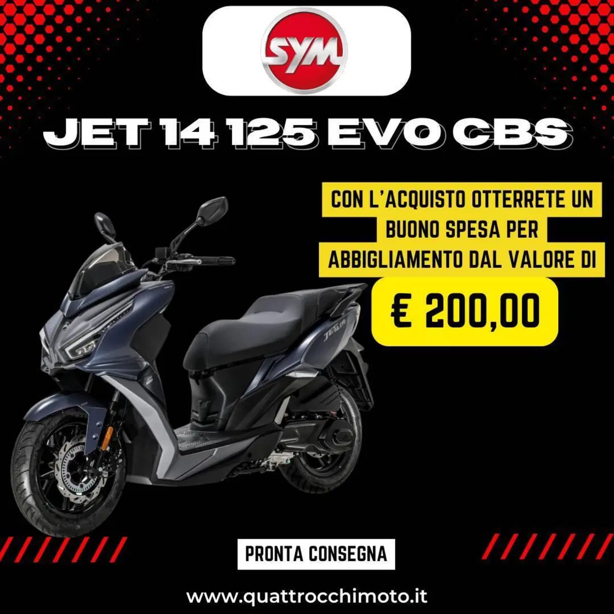Sym Jet 14 125 CBS LC EVO (2024 - 26)